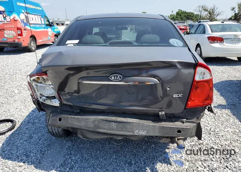 2006 Kia Spectra Lx из США, поврежденный, VIN KNAFE121965370962